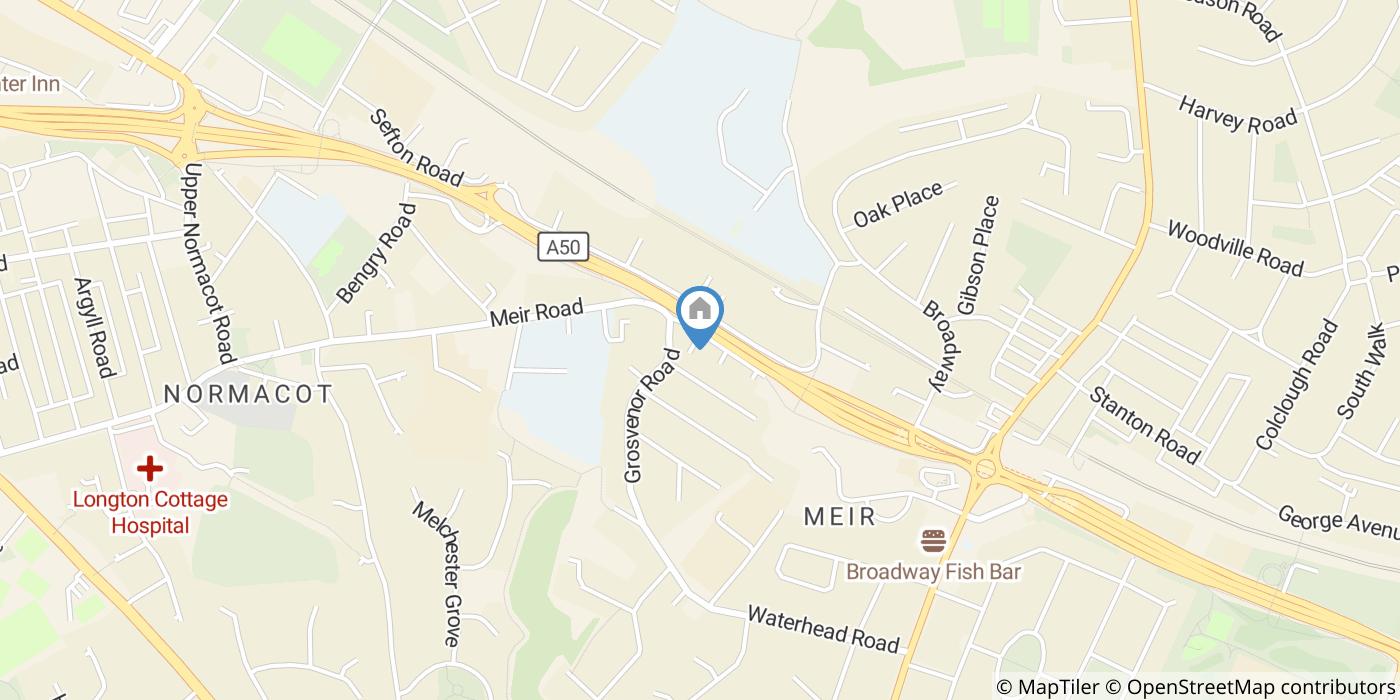 2 Bed Semi-Detached House, Eden Grove, ST3