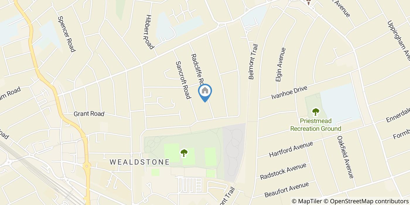 Studio Flat, Radcliffe Road, HA3