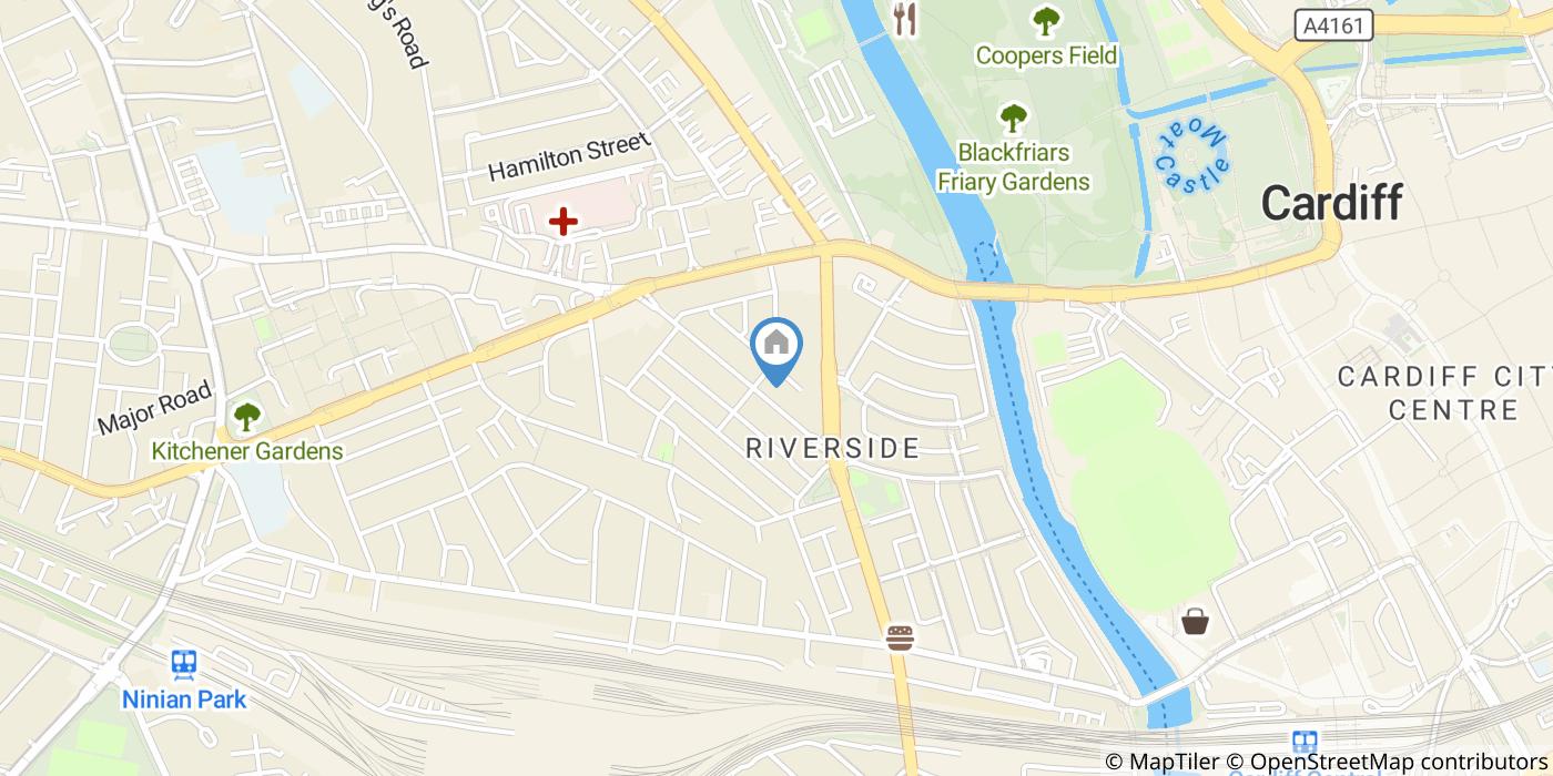 3 Bed Flat, Neville Street, CF11