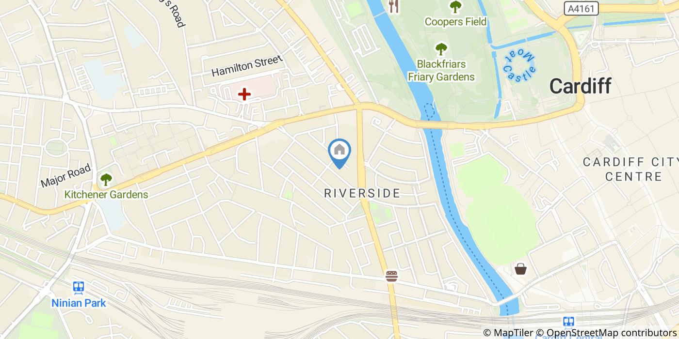 1 Bed Flat, Neville Street, CF11