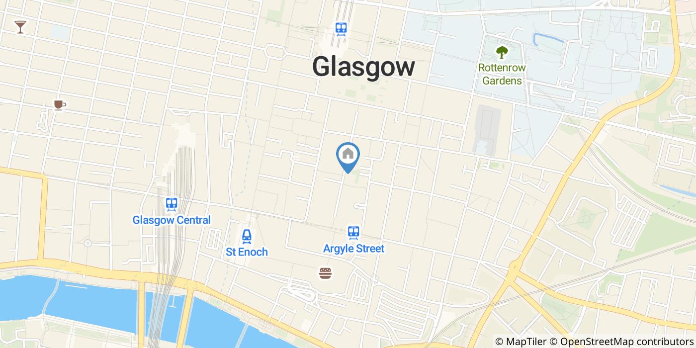 Room in a Shared Flat, Miller Street, G1