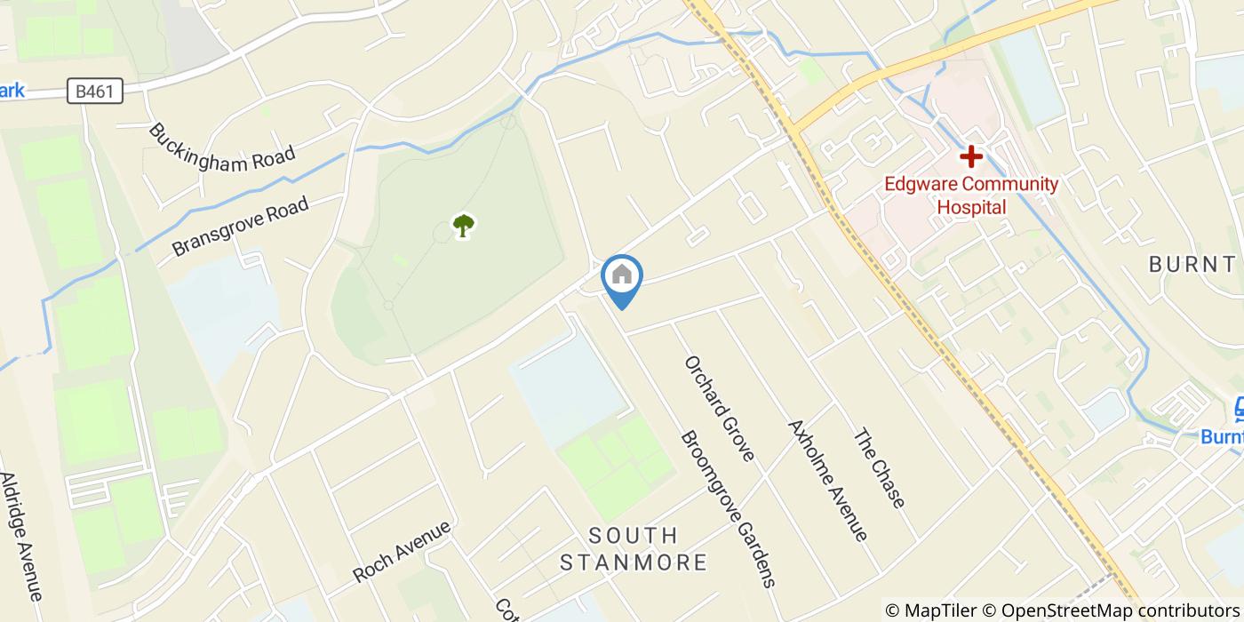 Studio Flat, Broomgrove Gardens, HA8
