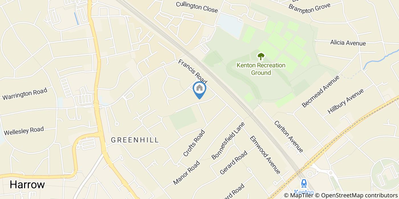 Studio Flat, Hill Crescent, HA1