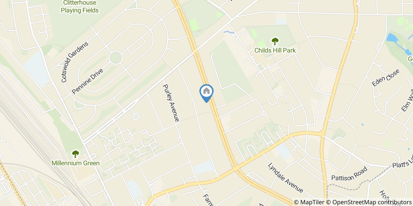 Studio Flat, Hendon Way, NW2