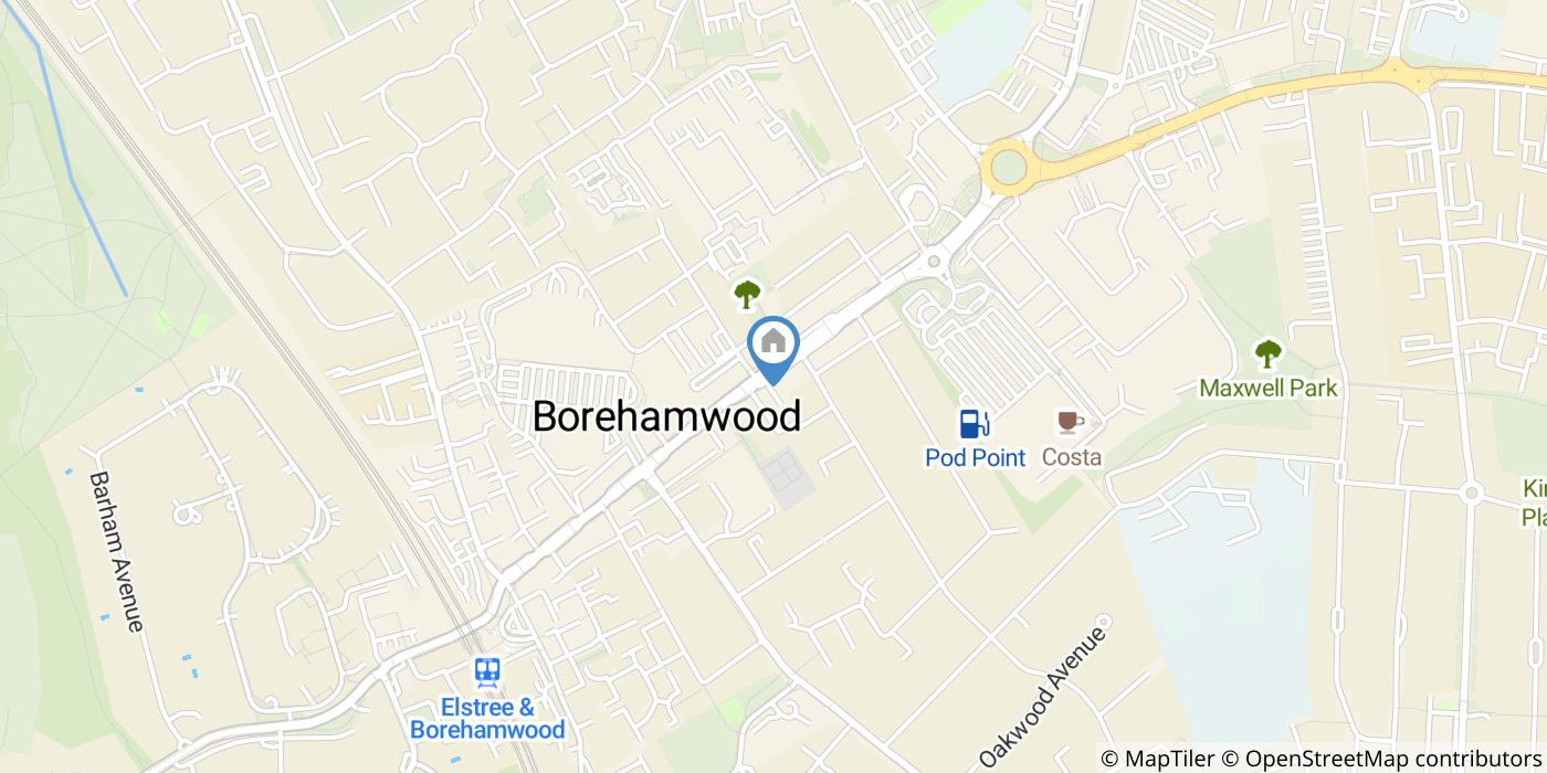 Studio Flat, Shenley Road, WD6