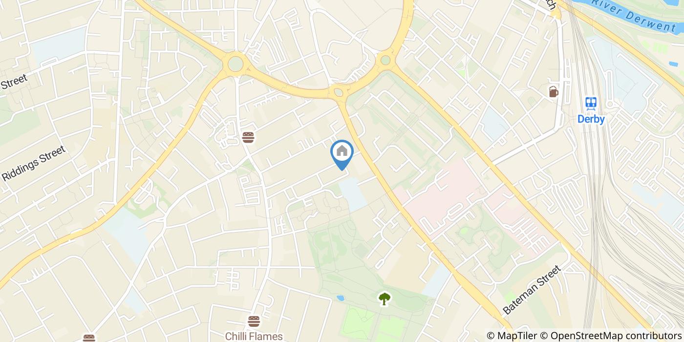 1 Bed Flat, Hartington Street, DE23