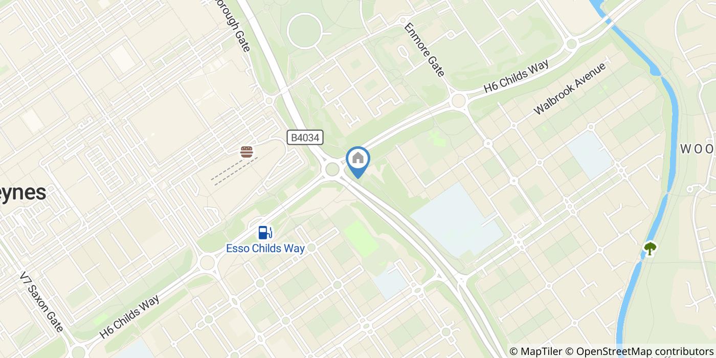 2 Bed Penthouse, Nassau Court, MK9