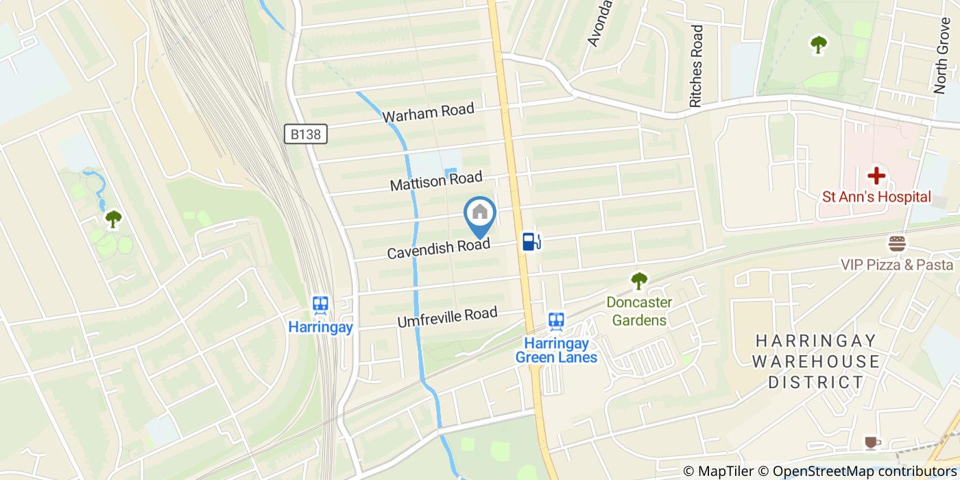 4 Bed Flat, Cavendish Road, N4