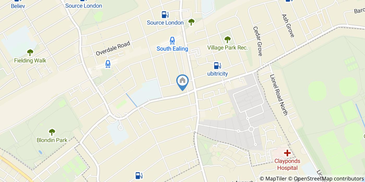 Room in a Shared House, Little Ealing Lane, W5