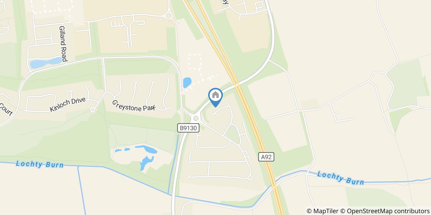 2 Bed Flat, Corthan Court, KY1