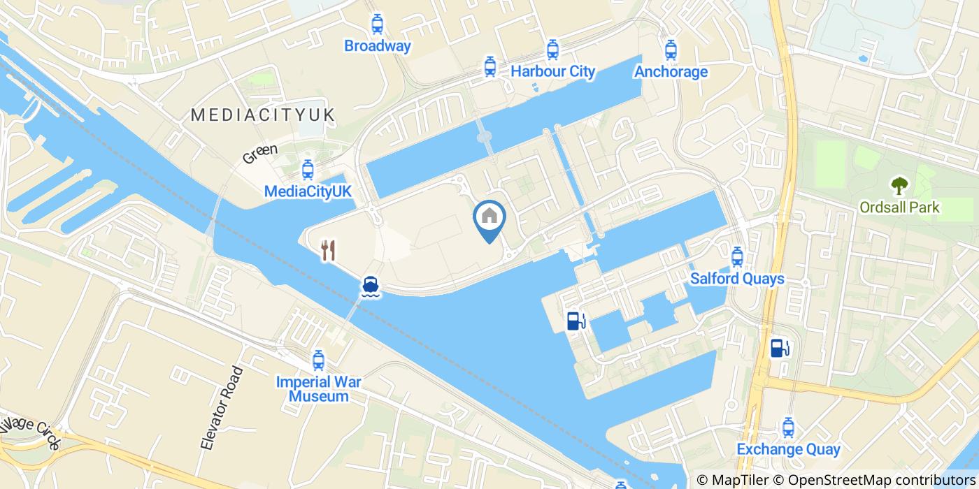 2 Bed Flat, The Quays, M50