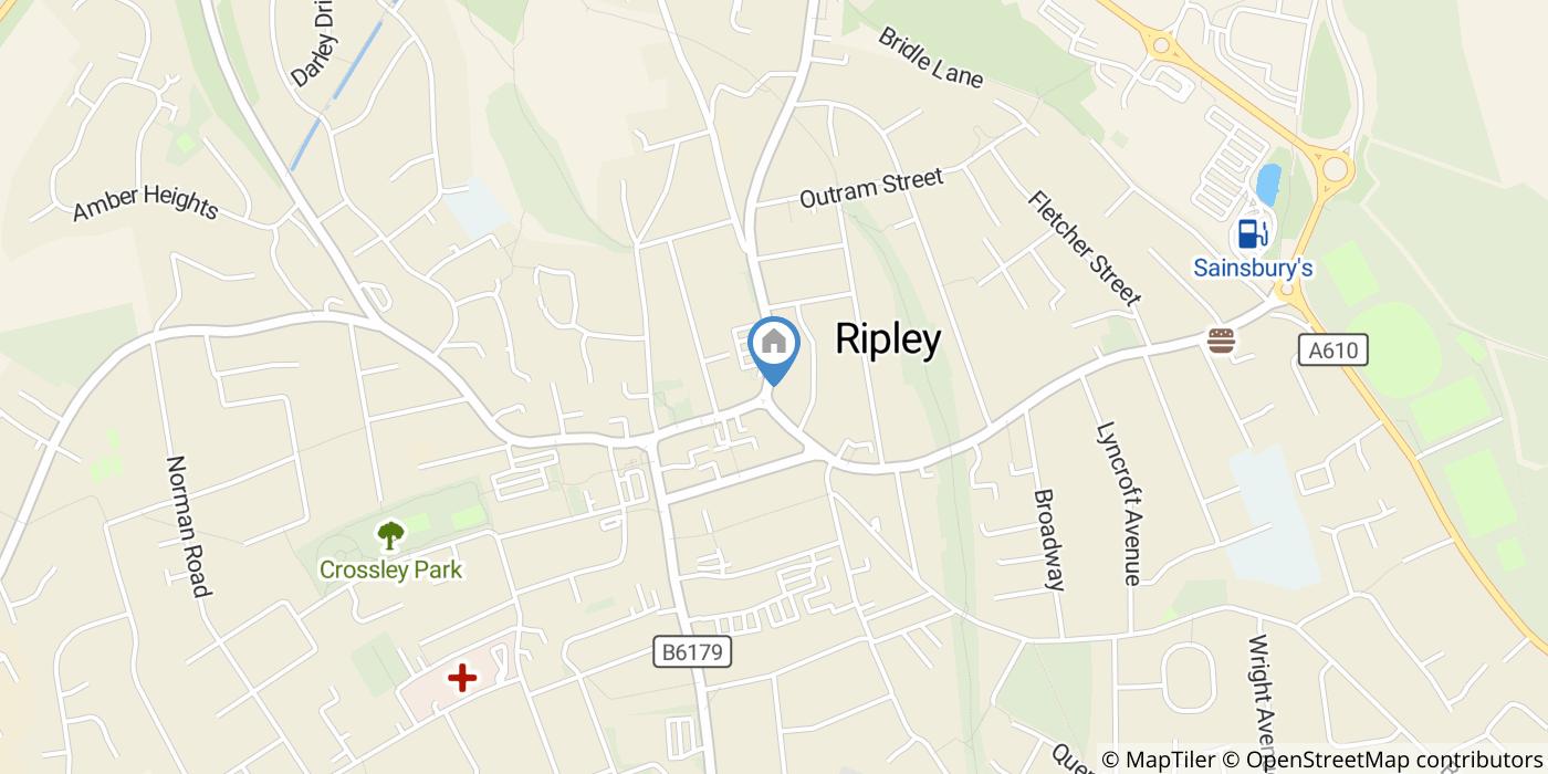 1 Bed Flat, Chapel St, DE5