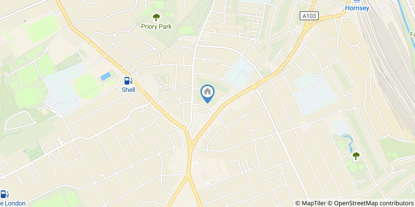 Studio Flat, Elder Avenue, N8