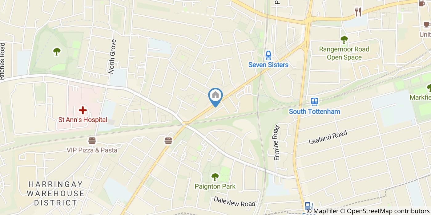 Studio Flat, Seven Sisters Road, N15