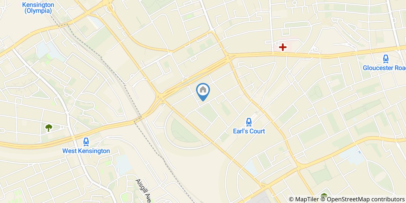 2 Bed Flat, Rupert House, SW5