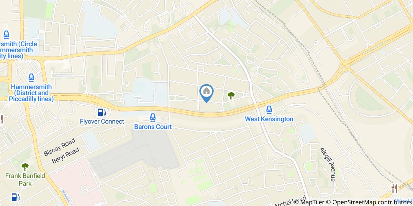 4 Bed Flat, Gwendwr Road, W14