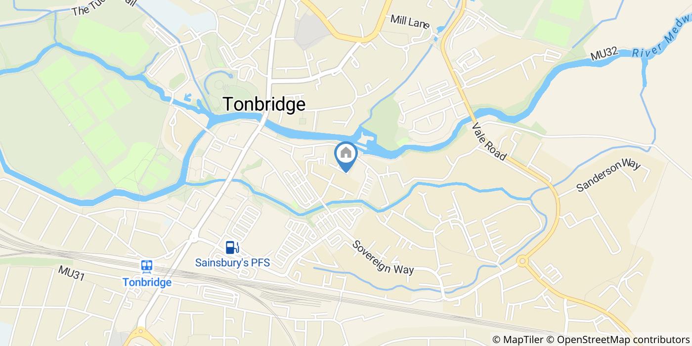 2 Bed Flat, Medway Wharf Road, TN9