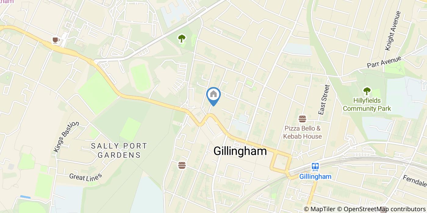 1 Bed Flat, The Address Apartments, ME7