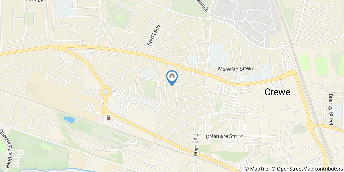 Room in a Shared House, Samuel Street, CW1