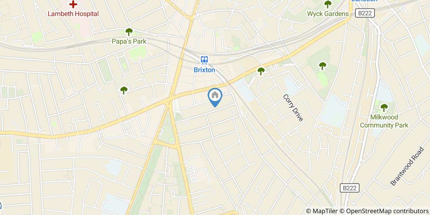 2 Bed Flat, Saltoun Road, SW2