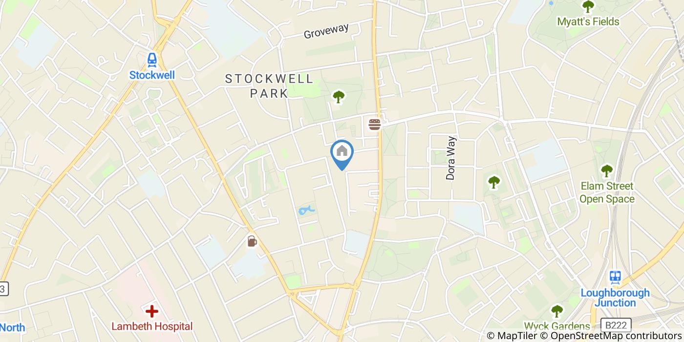 1 Bed Flat, Stockwell Park Road, SW9
