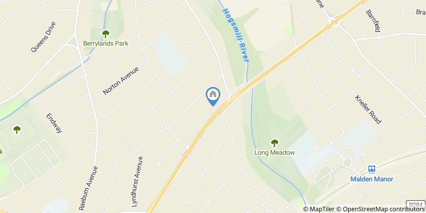 Room in a Shared House, Tolworth Rise North, KT5