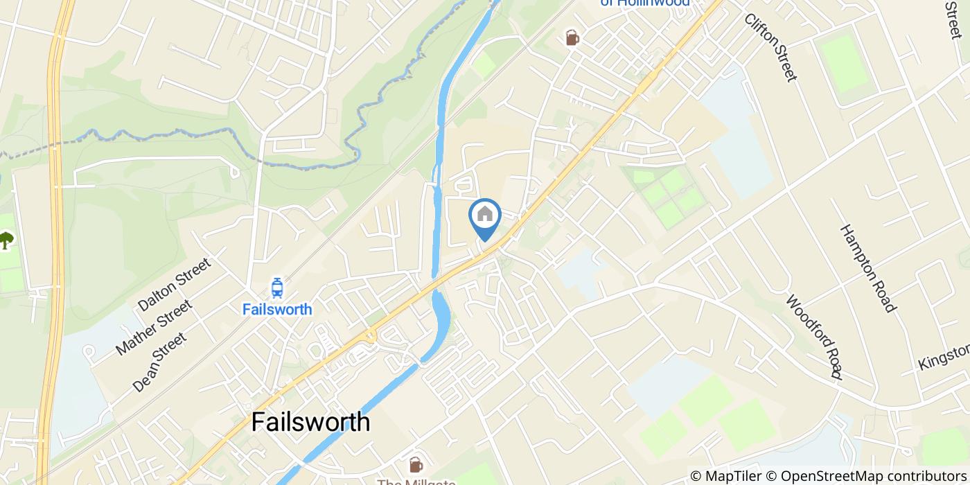 1 Bed Flat, Oldham Road, M35