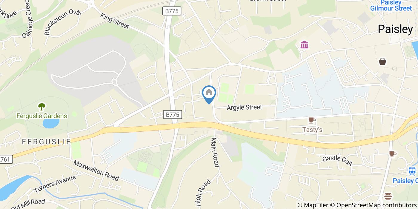 2 Bed Flat, Castle Street, PA1