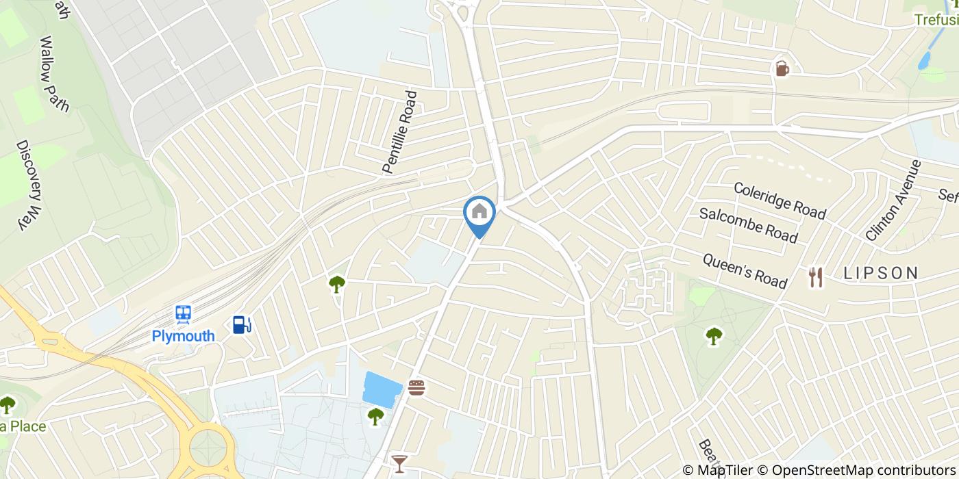 1 Bed Flat, Braidwood Trarrace, PL4