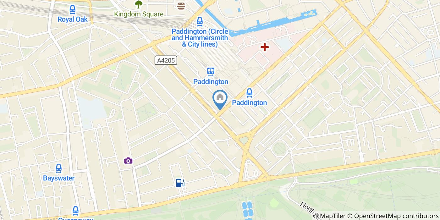 Studio Flat, Westbourne Terrace, W2