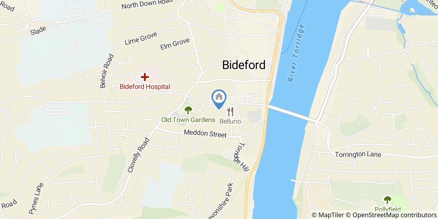 1 Bed Flat, Honestone St, EX39