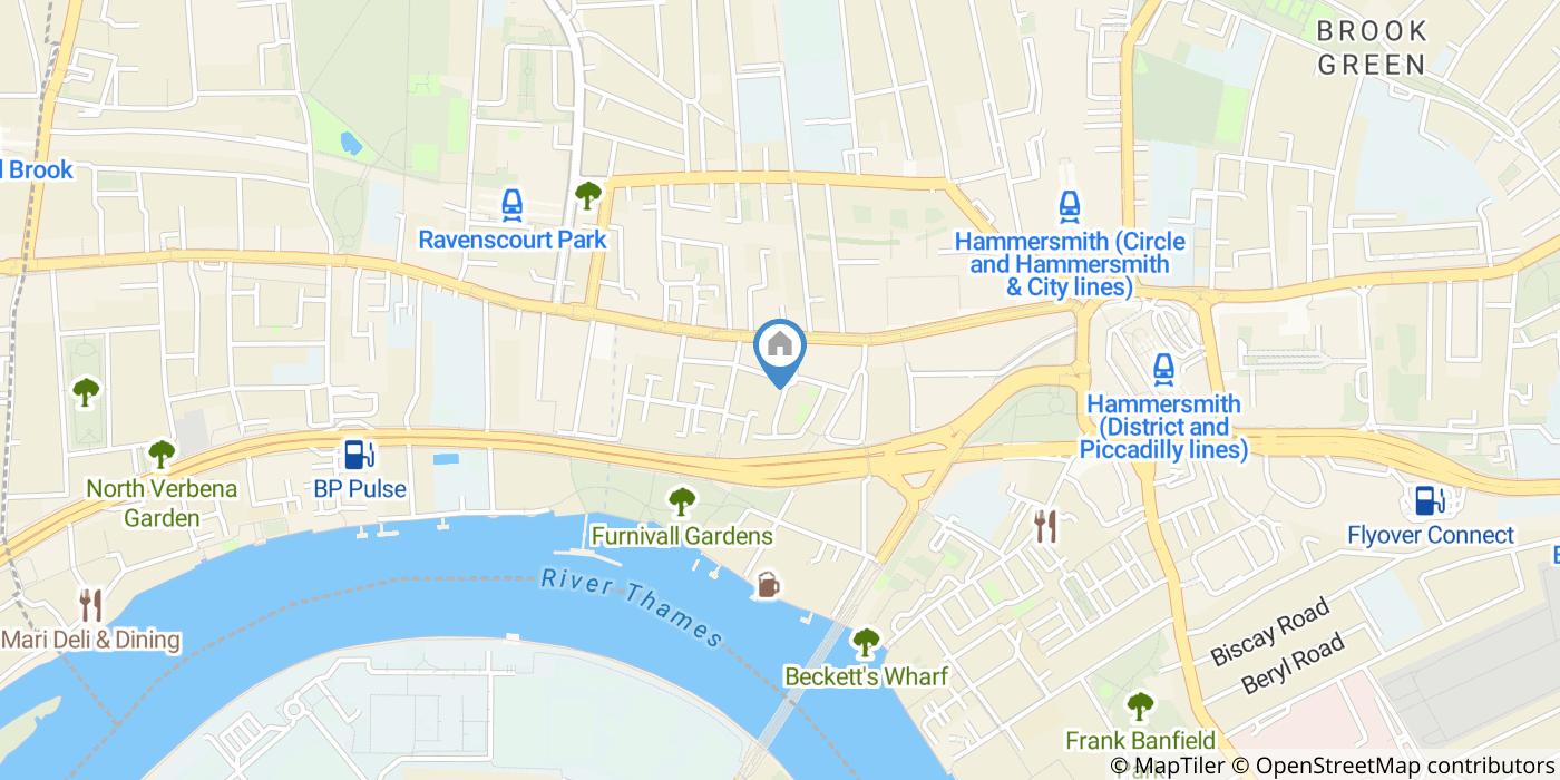 4 Bed Flat, Aspen Gardens, W6