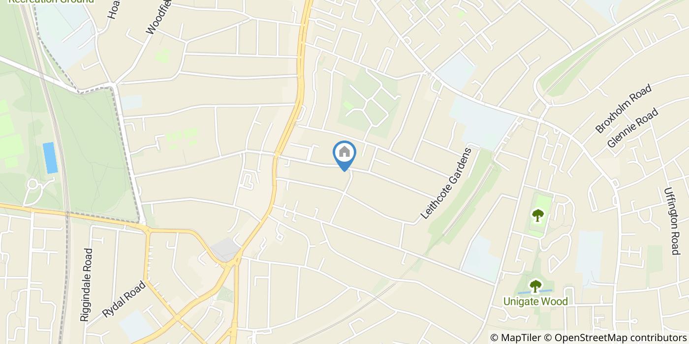 Studio Flat, Pendennis Road, SW16