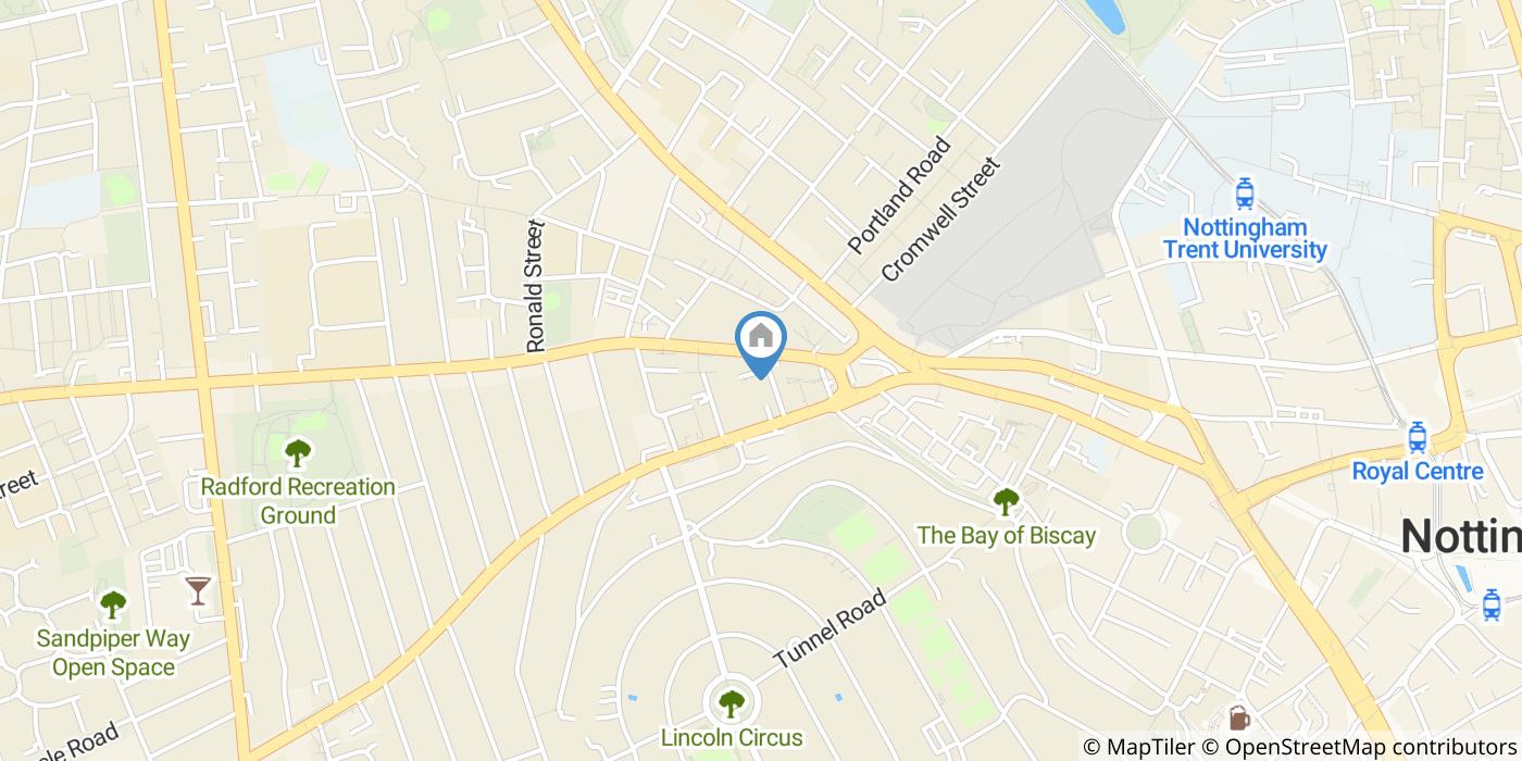 1 Bed Flat, Hermon Street, NG7