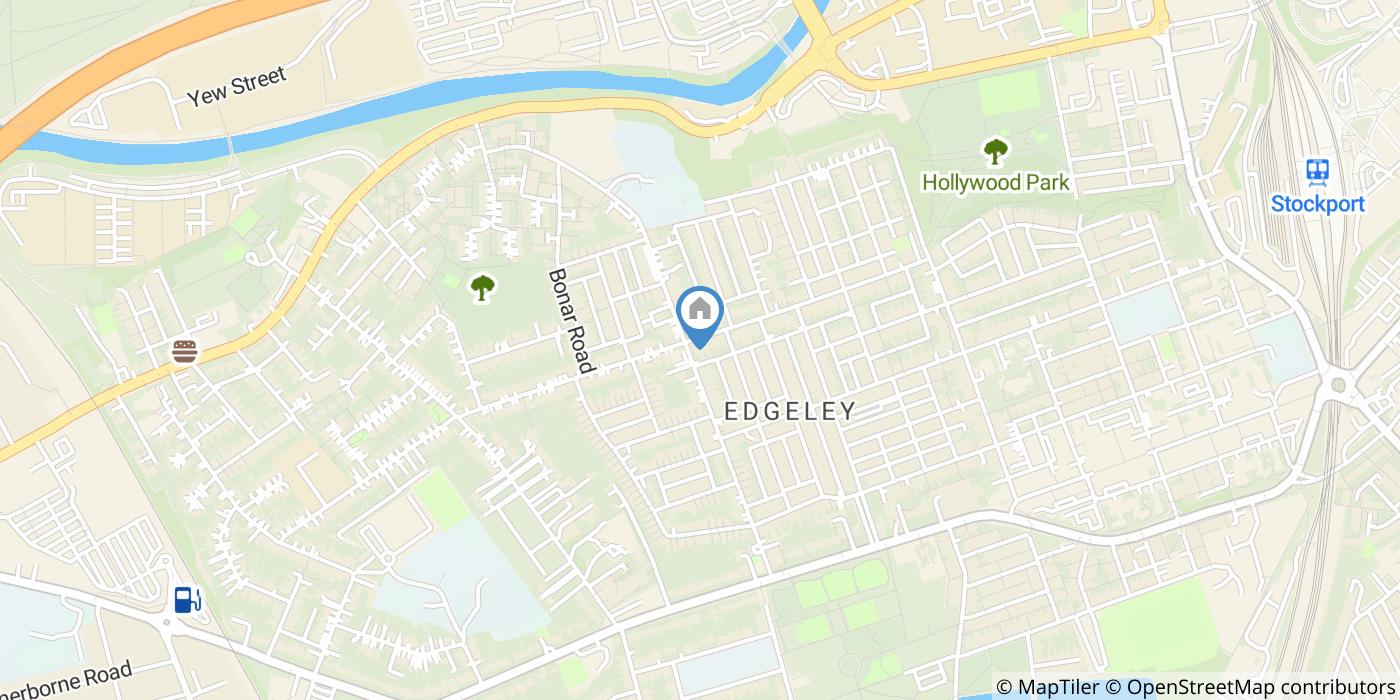 1 Bed Flat, Bloom St, SK3