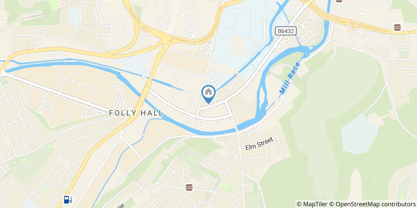 1 Bed Flat, Firth St, HD1