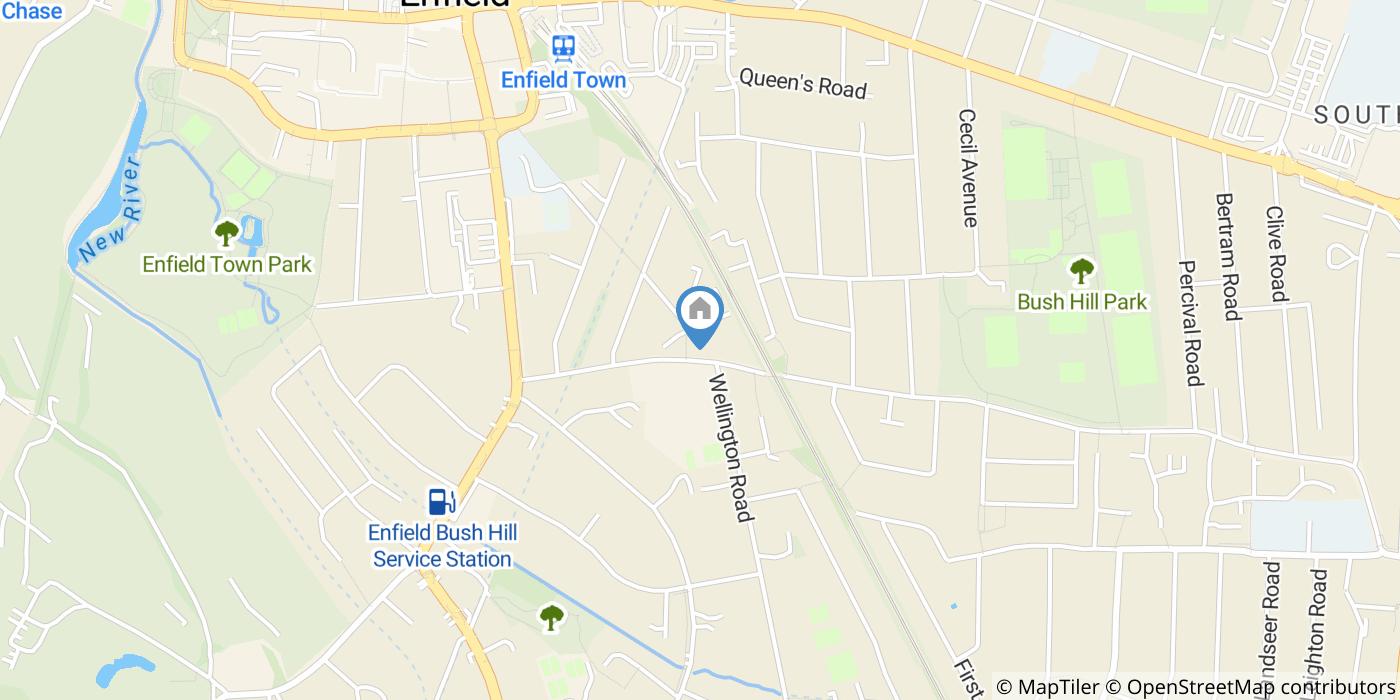 1 Bed Flat, Woodfield Close, EN1