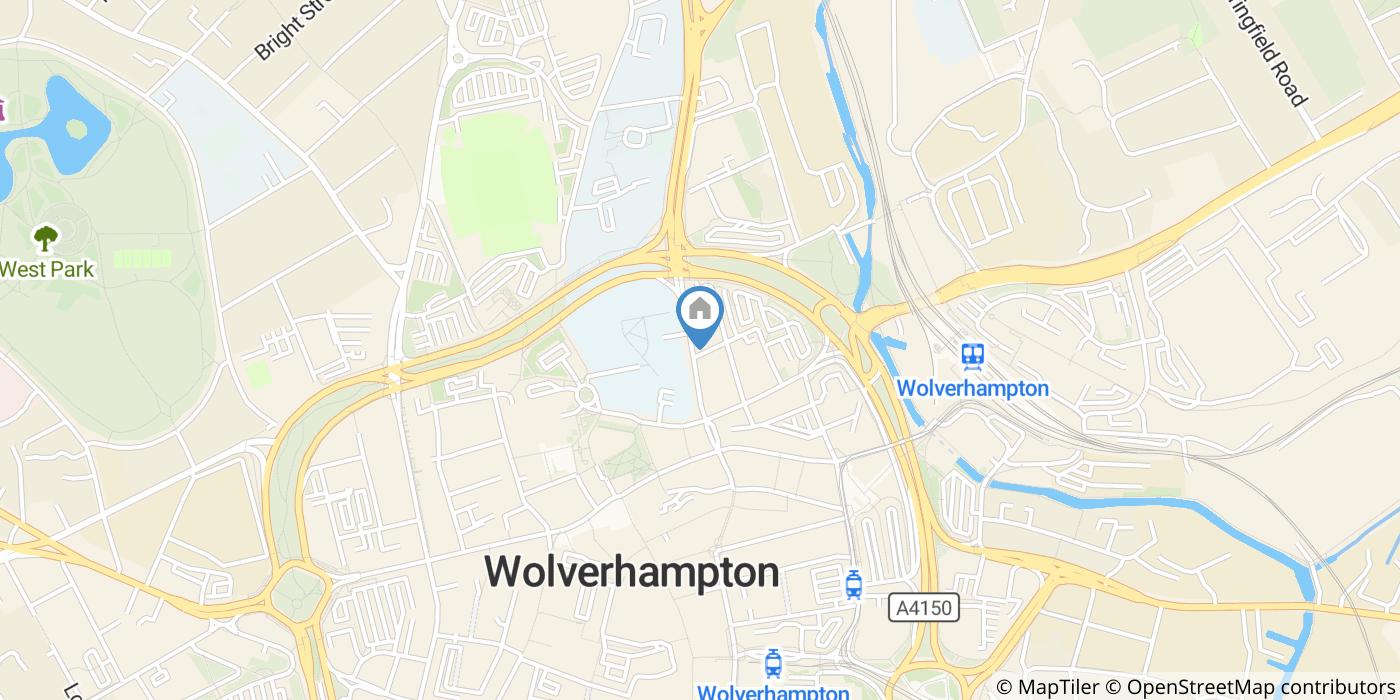 1 Bed Flat, Scholars Walk, WV1