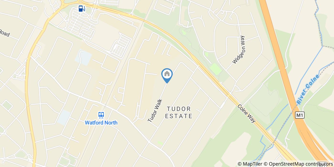 1 Bed Flat, Tudor Walk, WD24