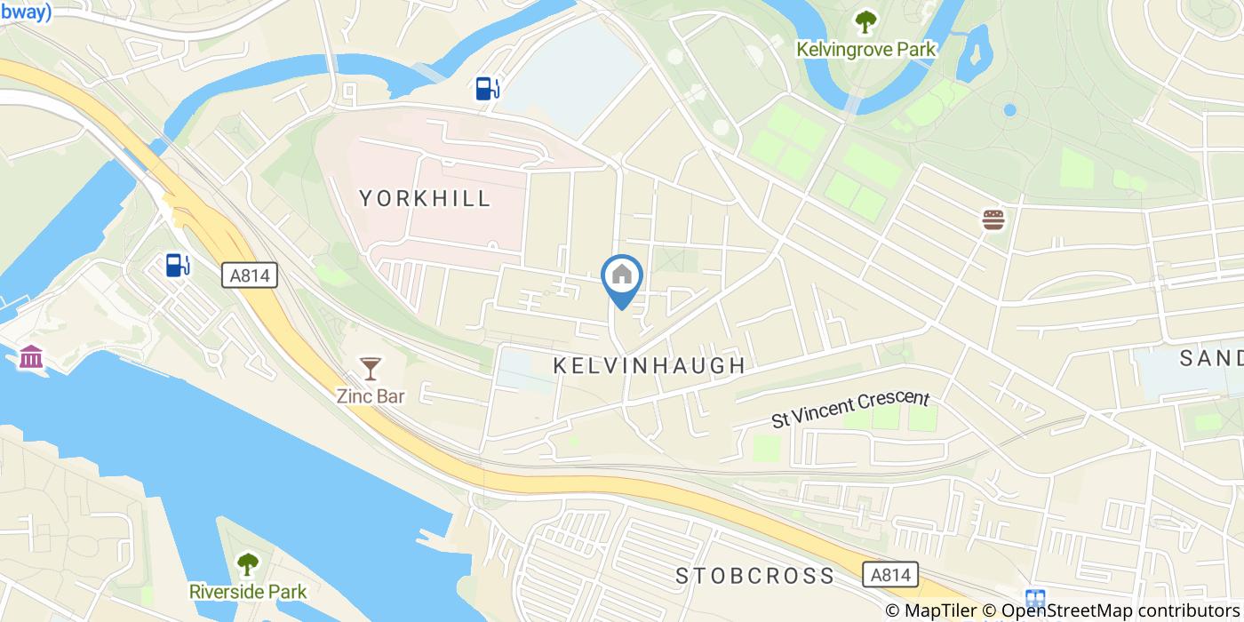 2 Bed Flat, Yorkhill St, G3