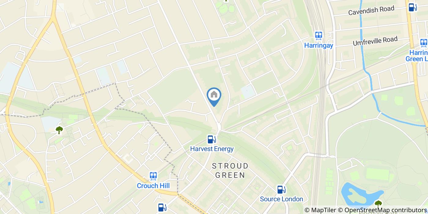 1 Bed Flat, Ferme Park Road, N4