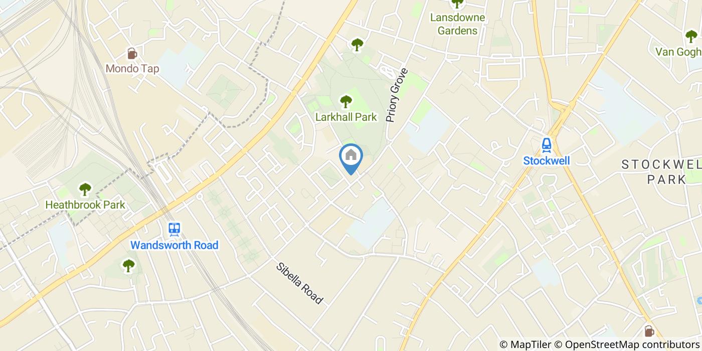 2 Bed Flat, Courland Grove, SW8