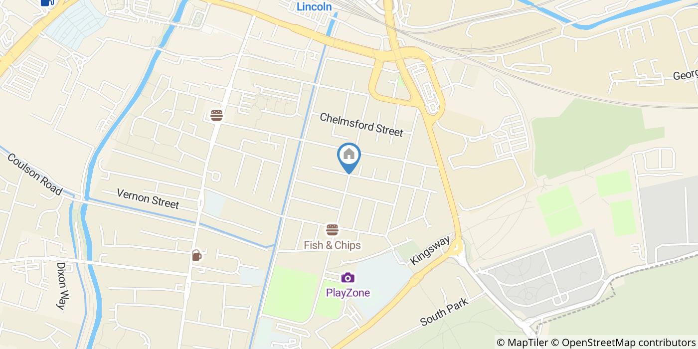 1 Bed Flat, Thesiger Street, LN5