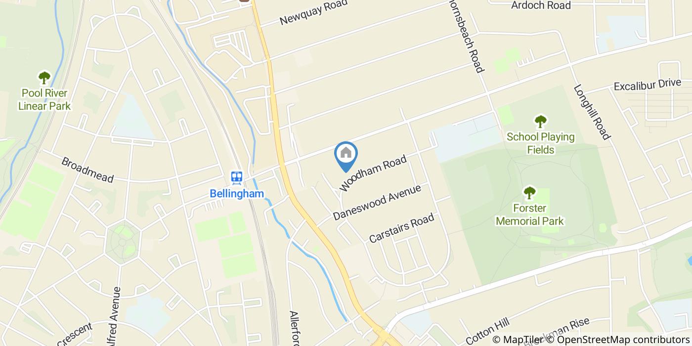 4 Bed Terraced House, Woodham Road, SE6