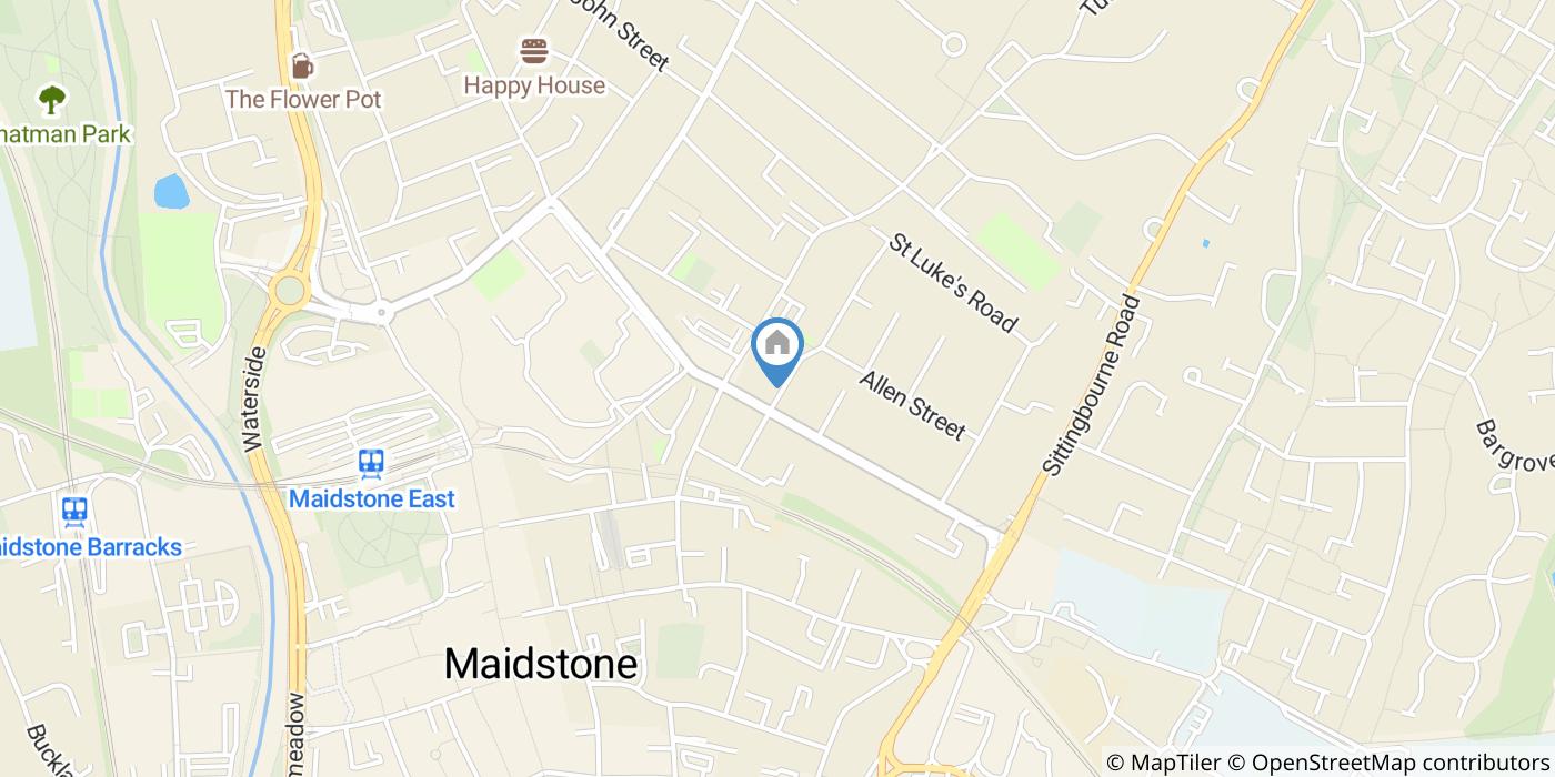 1 Bed Flat, Hedley St, ME14