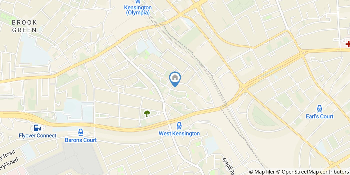 1 Bed Flat, Stanwick Road, W14