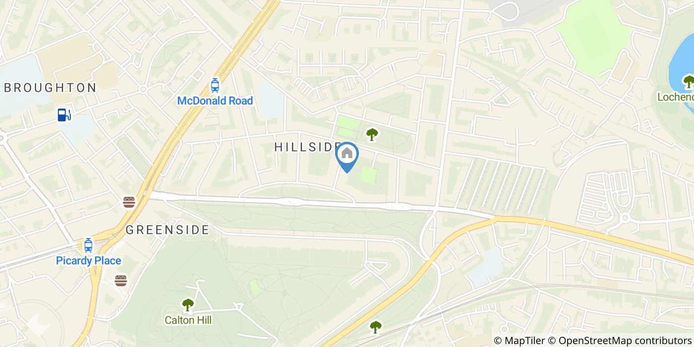 2 Bed Flat, Hillside, EH7