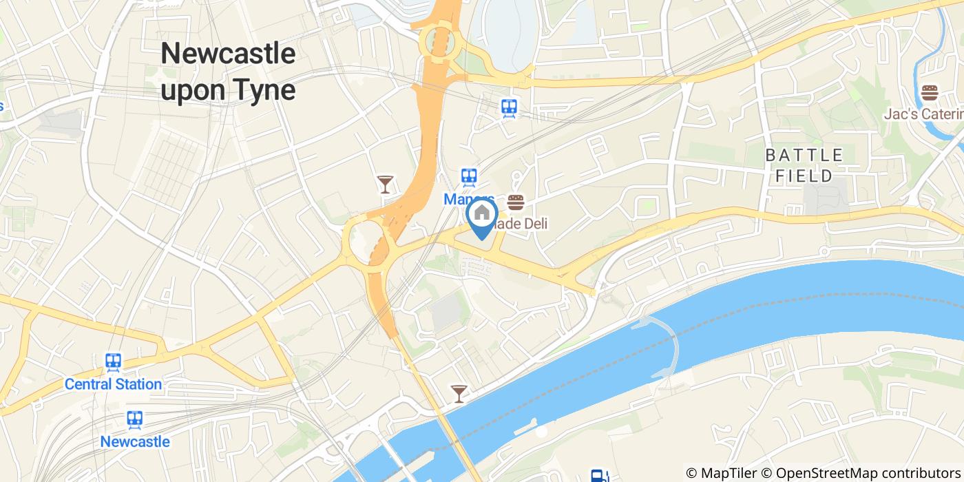 2 Bed Flat, Pandongate House, NE1