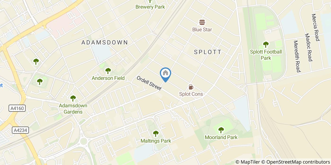 1 Bed Flat, Carlisle St, CF24