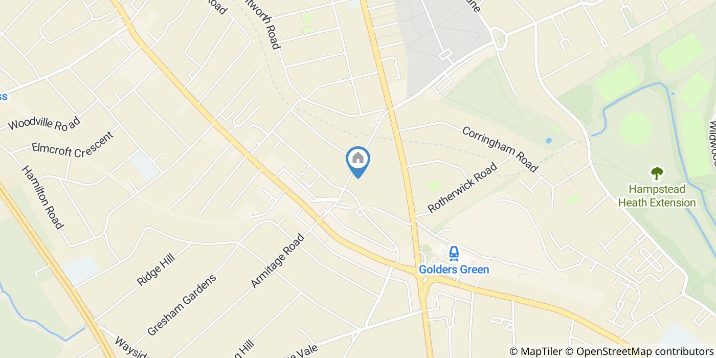 Studio Flat, Hoop Lane, NW11